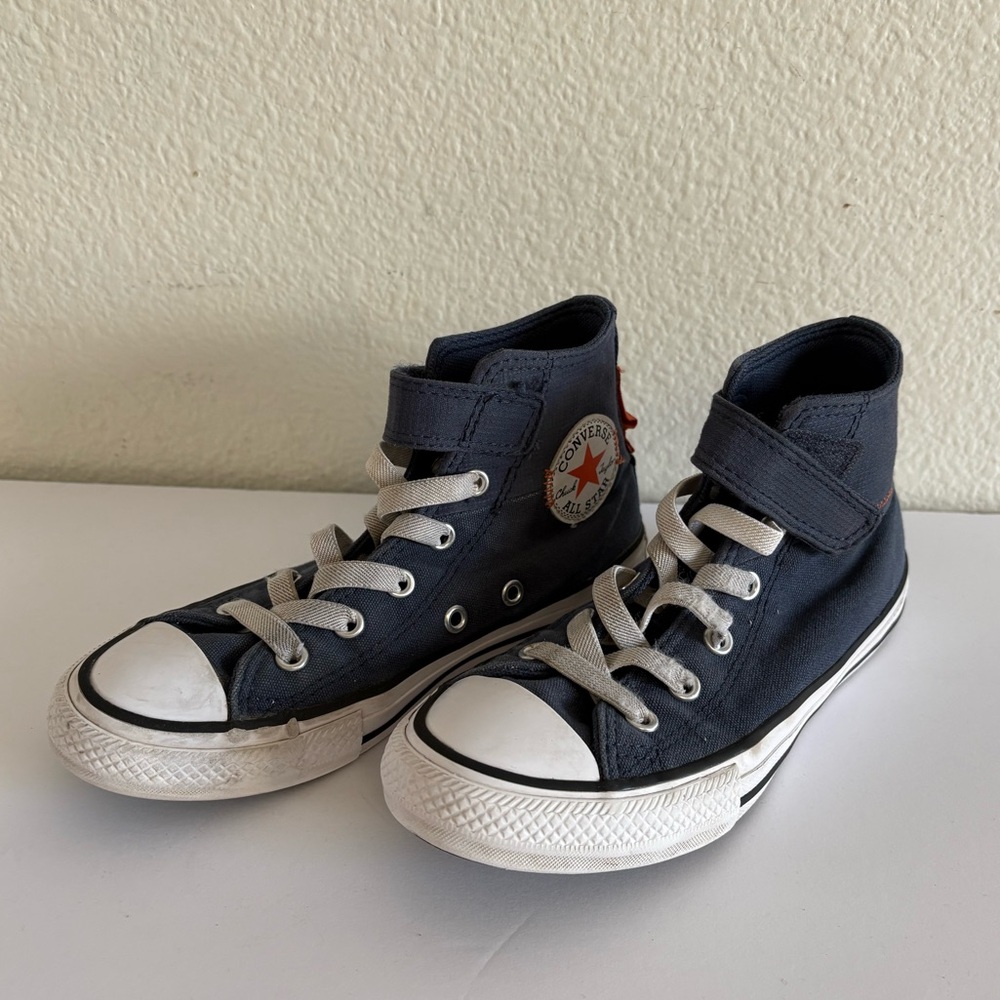 Kids’ converse all star high top sneaker stretch laces size 1
